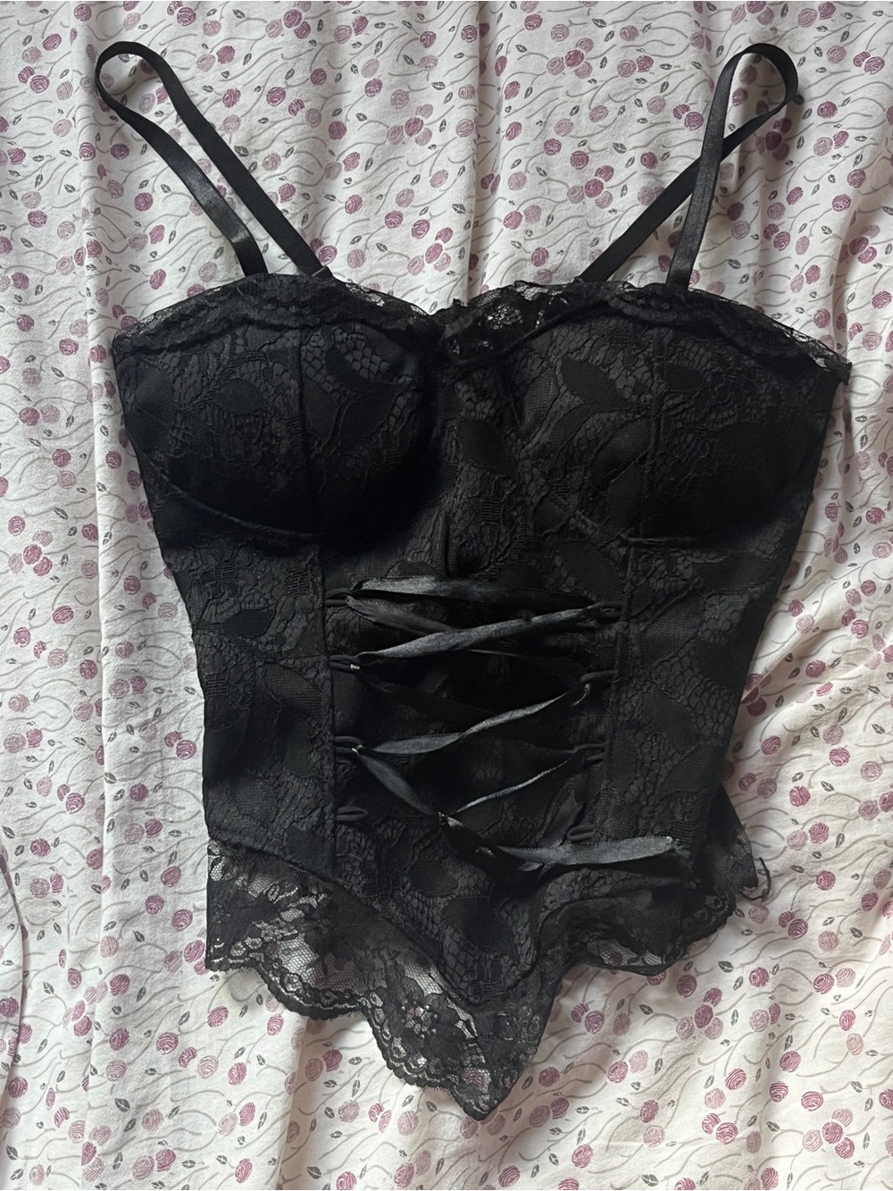 black corset top